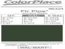 Wal-Mart Patio and Deck Paint, Color Number 96324 (Fir Pine), RGB 55/70/50 (Hex #374632)