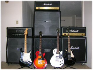 Guitars, Heads, and Cabinets